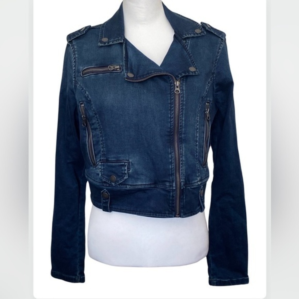 TORRID Moto Dark Denim Jacket M/L Torrid Sz 00